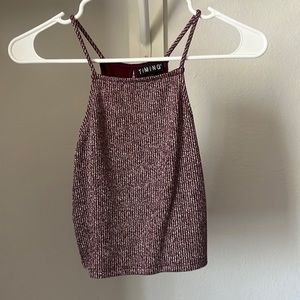 Spaghetti strap size s burgundy top